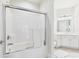 Bathroom featuring an enclosed shower with glass doors and a spacious vanity at 2180 Waterview Dr. # 738, North Myrtle Beach, SC 29582