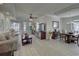 Open-concept living and dining area with lots of natural light and neutral tones creating a serene living space at 2180 Waterview Dr. # 738, North Myrtle Beach, SC 29582