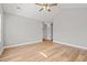 Bright bedroom features wood floor, vaulted ceiling and natural light at 2965 Mount Olive Rd., Loris, SC 29569
