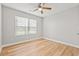 Empty bedroom featuring neutral decor, ceiling fan, and natural light at 2965 Mount Olive Rd., Loris, SC 29569