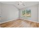 Empty bedroom featuring neutral decor, vaulted ceiling, ceiling fan, and natural light at 2965 Mount Olive Rd., Loris, SC 29569