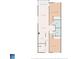 Simplified floor plan displaying the layout of a condo with bedrooms, living spaces, and a screened balcony at 305 Hillside Dr. N # 205, North Myrtle Beach, SC 29582
