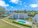 Aerial view of complex and community pools at 3700 Golf Colony Lane # 25-D, Little River, SC 29566