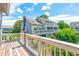 Balcony view showcasing a multi-story condo with manicured green landscaping at 3700 Golf Colony Lane # 2-J, Little River, SC 29566
