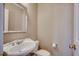 Cozy powder room with a pedestal sink, toilet, and classic design at 391 William Nobles Rd., Aynor, SC 29511
