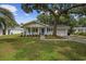 Charming single-story home featuring a well-manicured lawn and an inviting front porch with blue shutters at 412 Middleton Dr., Pawleys Island, SC 29585