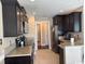 Spacious kitchen features granite countertops, stainless steel appliances, and dark cabinets at 429 Oakham Dr., Conway, SC 29526