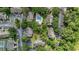Community aerial view showcasing manicured lawns and close proximity to parking spots at 4450 Little River Inn Ln. # 601, Little River, SC 29566