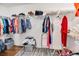 Organized walk-in closet featuring ample shelving, clothing racks, and space for storage at 4499 Firethorne Dr., Murrells Inlet, SC 29576