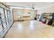 Spacious two-car garage with ample storage space and a functional overhead door at 4499 Firethorne Dr., Murrells Inlet, SC 29576
