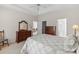 Bedroom features carpet, neutral decor, and furniture, complemented by a ceiling fan at 583 Wildflower Trail, Myrtle Beach, SC 29579