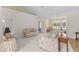 Spacious living room with neutral carpet and furniture, and vaulted ceilings at 583 Wildflower Trail, Myrtle Beach, SC 29579