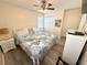 This inviting bedroom features a cozy queen bed, closet, dresser, and ceiling fan, offering a relaxing atmosphere at 6001-B5 S Kings Hwy., Myrtle Beach, SC 29575