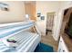 A cozy bedroom features a bunk bed and ensuite bath access at 6001-B5 S Kings Hwy., Myrtle Beach, SC 29575