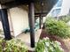 Ground level has concrete flooring, a picnic table, outdoor lights and landscaping at 6001-B5 S Kings Hwy., Myrtle Beach, SC 29575