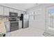Bright kitchen features stainless steel appliances and ample counter space at 611 2Nd Ave. S # 18-C, North Myrtle Beach, SC 29582