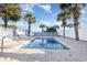 Clean community pool with lounge chairs and a no diving sign at 611 N Ocean Blvd., Surfside Beach, SC 29575