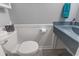 Bathroom featuring a toilet and vanity that adds functionality and style at 614 14Th Ave. S # 47, Surfside Beach, SC 29575