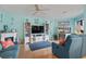 Spacious living room features an open layout with stylish decor and comfortable seating at 614 14Th Ave. S # 47, Surfside Beach, SC 29575