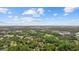 Aerial view of a residential area featuring homes surrounded by lush trees and landscapes at 615 Carter Ln. # D6, Conway, SC 29526