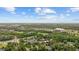 Wide aerial shot featuring many trees and rooftops under a beautiful partly cloudy sky at 615 Carter Ln. # D6, Conway, SC 29526