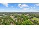 Scenic aerial view of a residential neighborhood with lush trees and beautiful blue skies at 615 Carter Ln. # D6, Conway, SC 29526
