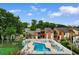 Inviting community pool with plenty of seating for residents to enjoy at 620 15Th Ave. S # 87, Surfside Beach, SC 29575