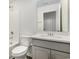 Bathroom featuring a shower/bath, white counter tops and grey vanity at 628 Mccorkle Place, Conway, SC 29526