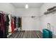 Walk-in closet with lots of space for storage and organization at 628 Mccorkle Place, Conway, SC 29526