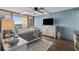 Primary suite boasting scenic views, a ceiling fan, and a spacious layout at 7601 N Ocean Blvd. # 7-C, Myrtle Beach, SC 29572