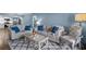 Living area features modern decor, comfortable seating, and a great view of the home's other spaces at 7601 N Ocean Blvd. # 7-C, Myrtle Beach, SC 29572