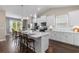 Bright, open kitchen featuring a large island, modern appliances, and ample cabinet space, perfect for cooking at 908 Pelagic Loop, Myrtle Beach, SC 29579