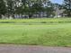 View of the golf course from the property with a serene pond and manicured green at 9614 Indigo Creek Blvd., Murrells Inlet, SC 29576