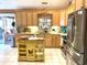 Stylish kitchen with granite countertops, stainless steel appliances and lots of cabinets at 9614 Indigo Creek Blvd., Murrells Inlet, SC 29576