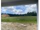 View from covered porch showcases the expansive backyard of a new home construction at 982 Oak Hollow St., Longs, SC 29568