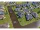 Aerial view of a community of homes near a tranquil waterway with water features at 1323 Ashboro Ct., Myrtle Beach, SC 29579