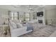 Cozy living room featuring stylish furnishings, a fireplace, and custom built-ins at 1323 Ashboro Ct., Myrtle Beach, SC 29579