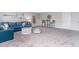 Comfortable living room with sectional sofa, modern decor, and a stylish bar area at 1429 Nokota Dr., Conway, SC 29526