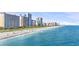 Expansive ocean view showcasing a pristine beach, perfect for relaxation and enjoying coastal living at its finest at 2000 N Ocean Blvd. # 1209, Myrtle Beach, SC 29577