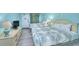 Comfortable bedroom with two double beds, a dresser, and blue-patterned quilts, creating a relaxing space at 2000 N Ocean Blvd. # 1209, Myrtle Beach, SC 29577