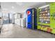 Community laundry room with vending machines and washing machines, offering convenience for residents at 2000 N Ocean Blvd. # 1209, Myrtle Beach, SC 29577