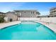 Sparkling pool is centrally located, offering easy access and a refreshing escape for residents in this beach community at 202 27Th Ave. N, North Myrtle Beach, SC 29582