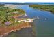 Picturesque aerial view showcasing the community's beautiful waterways and recreational areas at 2196 Liberty Circle, Little River, SC 29566