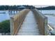 Inviting wooden community pier with a gazebo, perfect for relaxation and enjoying serene water views at 2196 Liberty Circle, Little River, SC 29566
