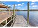 Community pier featuring a covered area and easy access to waterfront activities at 2196 Liberty Circle, Little River, SC 29566
