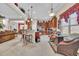 Well-equipped kitchen with wooden cabinetry, stainless steel appliances, and a cozy dining nook at 327 Trestle Way, Conway, SC 29526