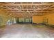 Spacious barn interior featuring a high ceiling, beams, and ample space for machinery or livestock at 3534 Nichols Hwy., Galivants Ferry, SC 29544