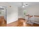 Bedroom with ceiling fan and hardwood floors at 3534 Nichols Hwy., Galivants Ferry, SC 29544