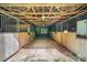 Indoor stables showing several stalls and a drive-through at 3534 Nichols Hwy., Galivants Ferry, SC 29544