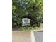 Well-maintained Shipyard Village sign surrounded by lush plants and greenery at 417 S Dunes Dr., Pawleys Island, SC 29585